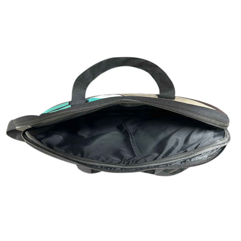 Bids Printed Canvas Laptop Bag